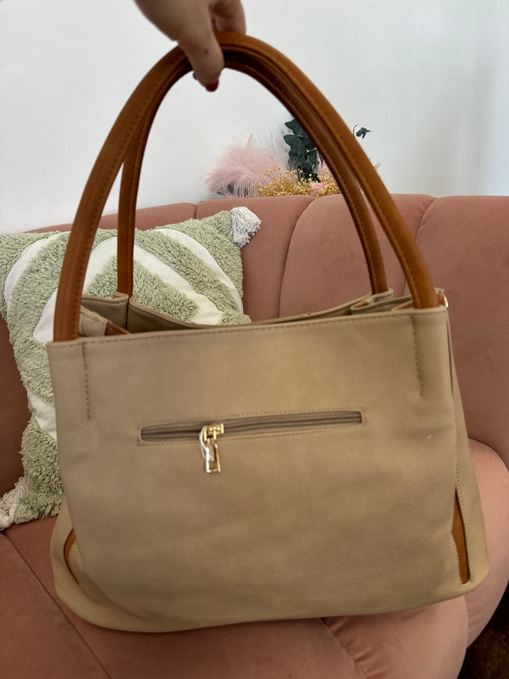 Bolso bandolera Tokio Beige