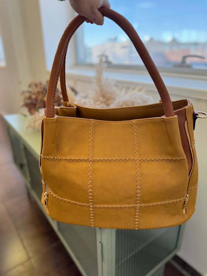 Bolso bandolera Tokio Mostaza
