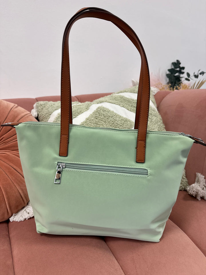 Bolso con asas Gala verde