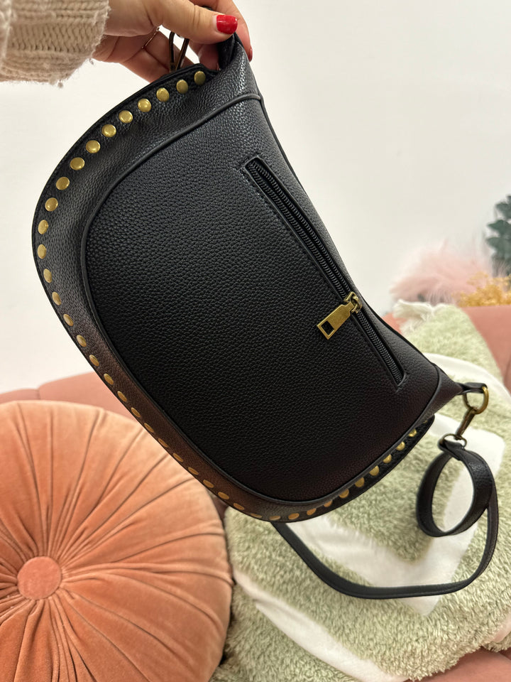 Bolso ten tachuelas Negro