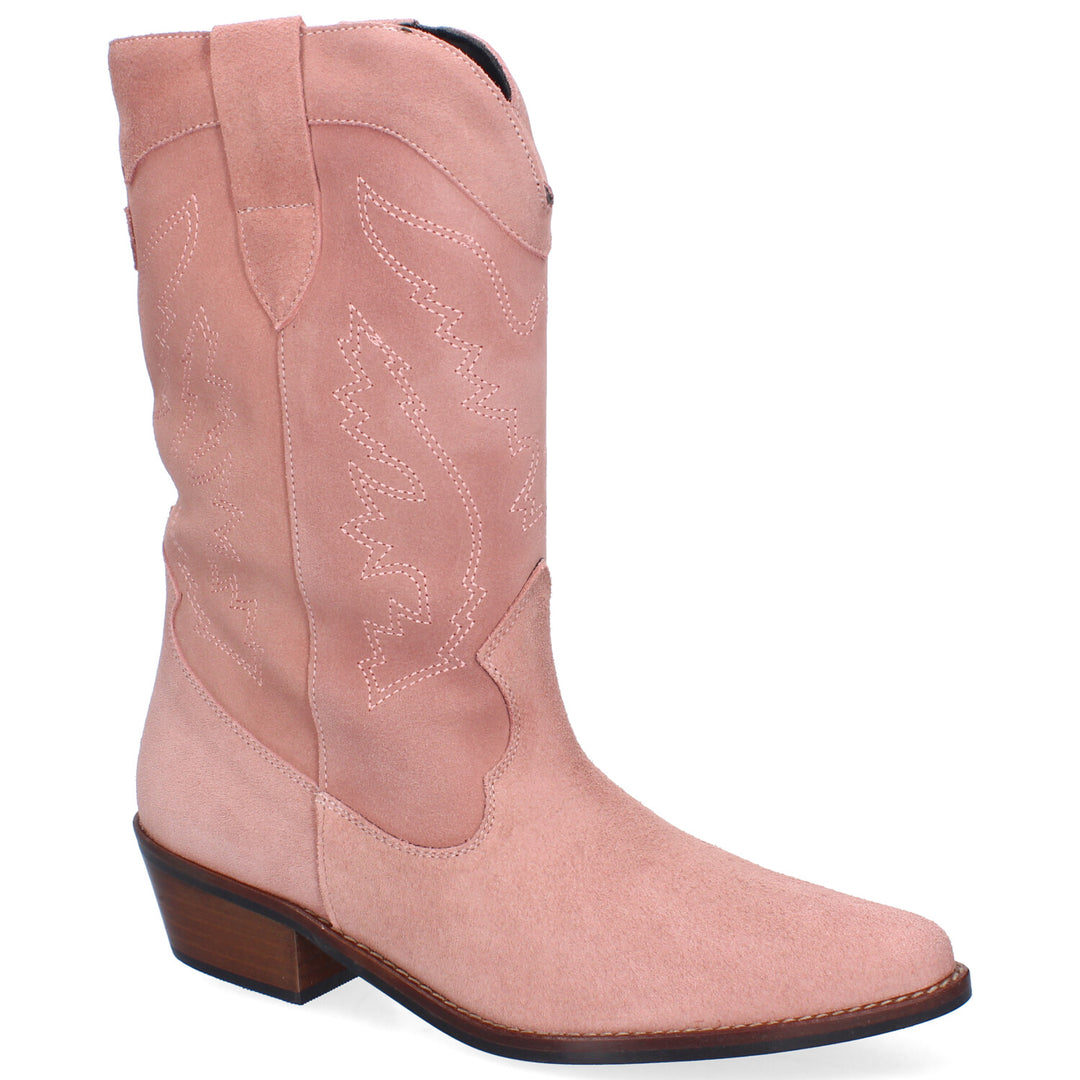 Botas Cowboy Sena Nit Nat Rosa