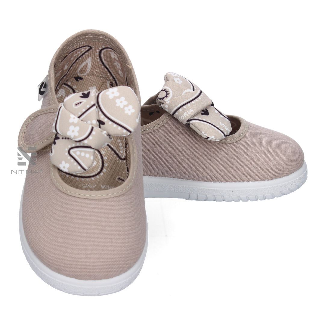 Merceditas Ojalá Pañuelo raya Beige Victoria