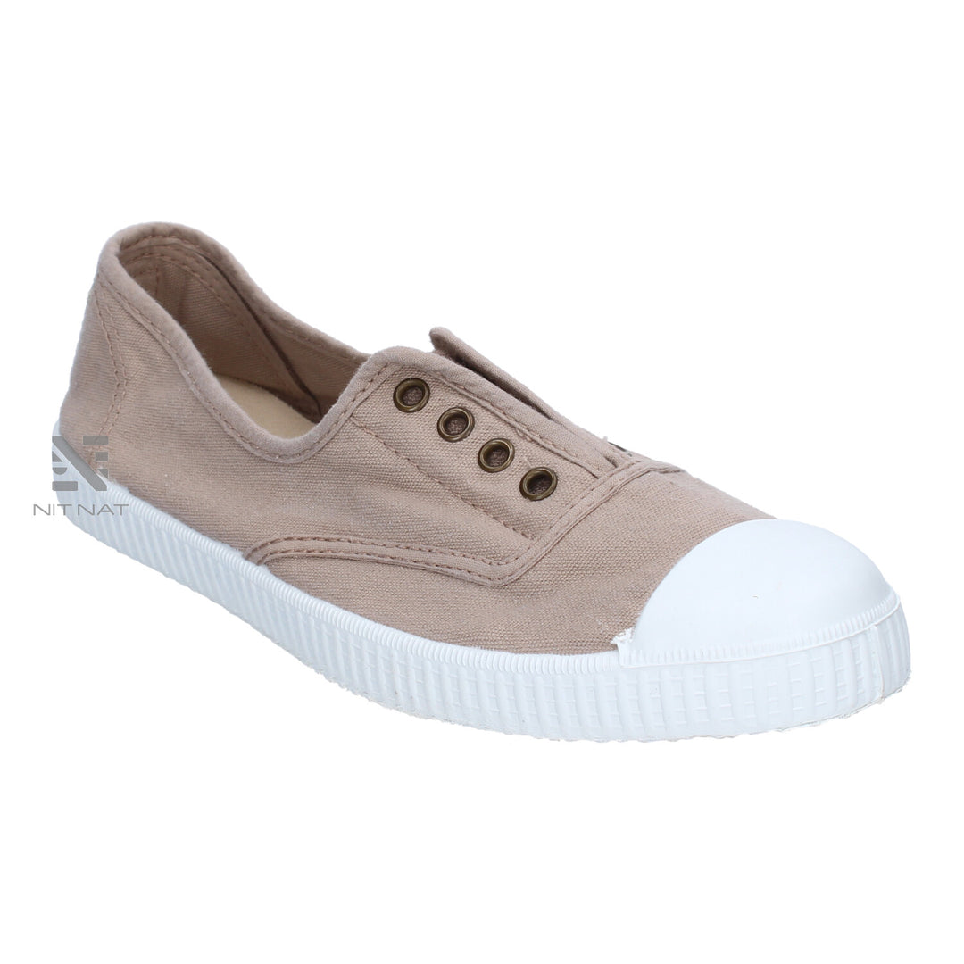 Zapatillas Inglesa  Lona Drec Beige