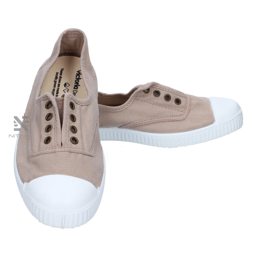 Zapatillas Inglesa  Lona Drec Beige