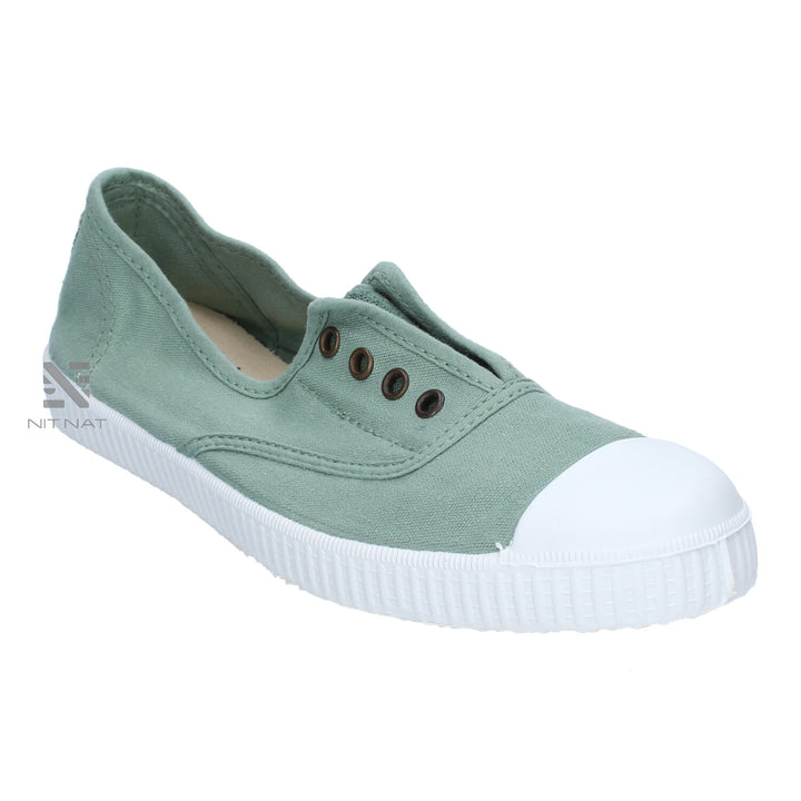 Zapatillas Inglesa  Lona Drec Verde