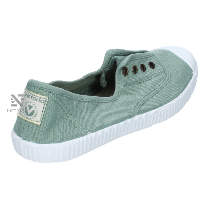 Zapatillas Inglesa  Lona Drec Verde