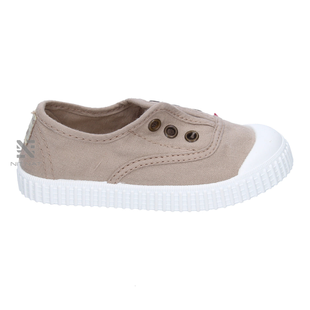 Zapatillas lona Drec Elástico Beige Victoria