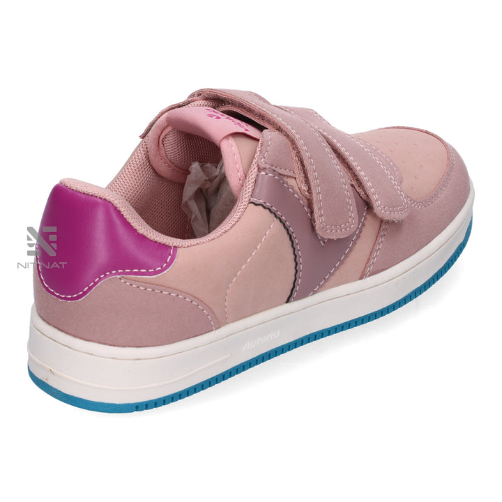 Zapatillas Piel y Serraje Victoria Rosa