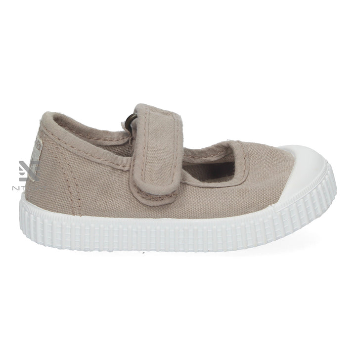 Merceditas lona reciclada Drec Beige Victoria