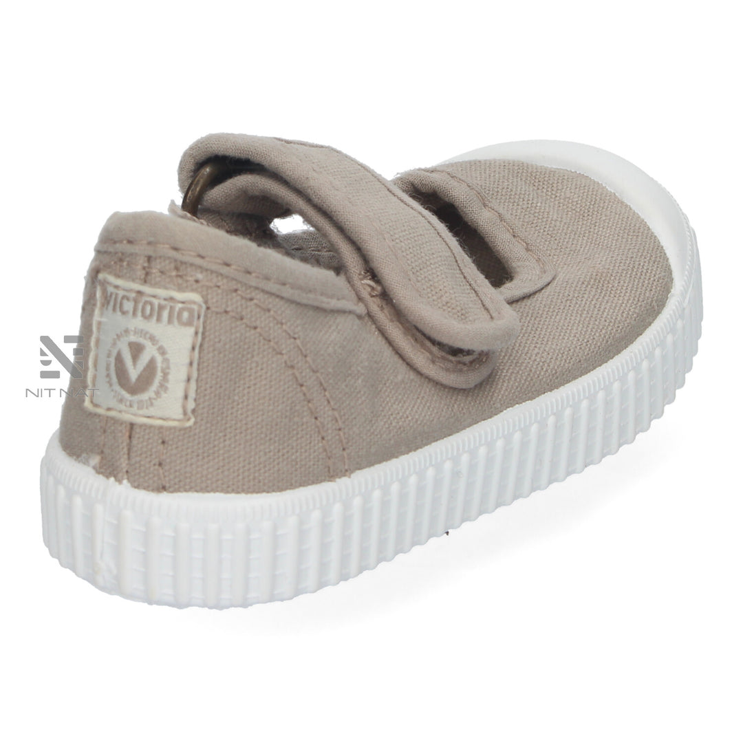 Merceditas lona reciclada Drec Beige Victoria