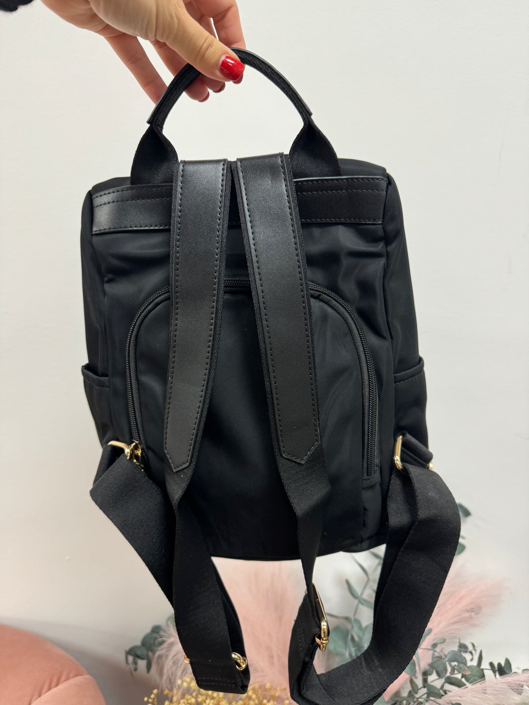 Mochila nylon willy Negro