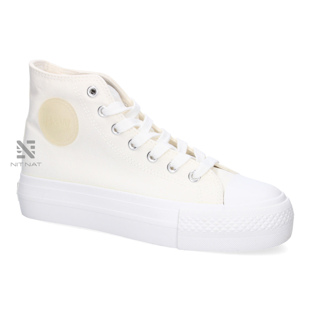 Zapatillas Conguitos altas unisex logo lona