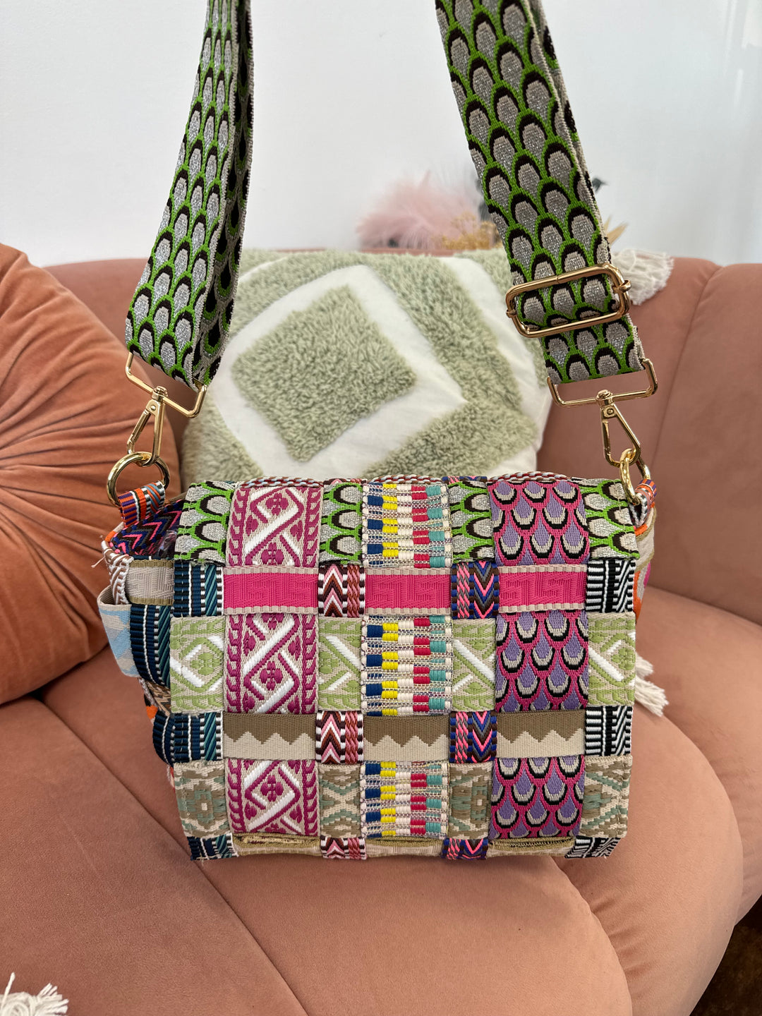 Bolso Bandolera Iris Rosa
