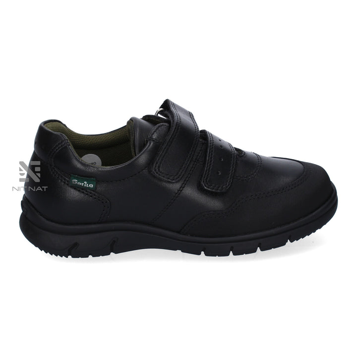 Zapatos Gorila Click  Doble Velcro Negro