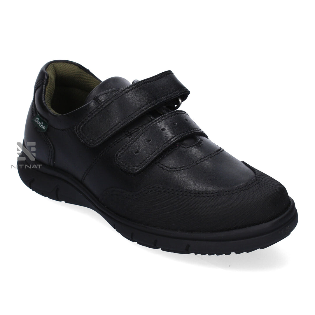 Zapatos Gorila Click  Doble Velcro Negro