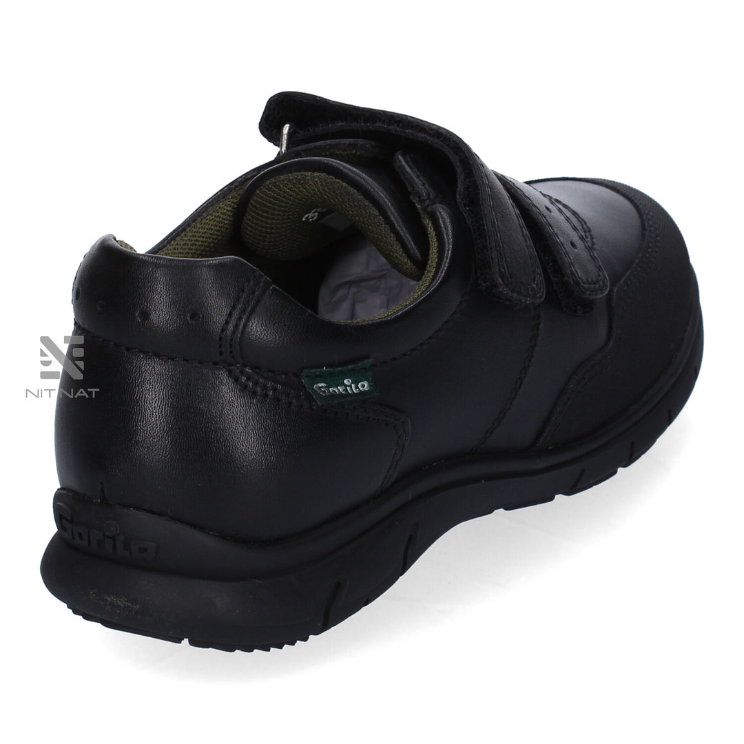 Zapatos Gorila Click  Doble Velcro Negro