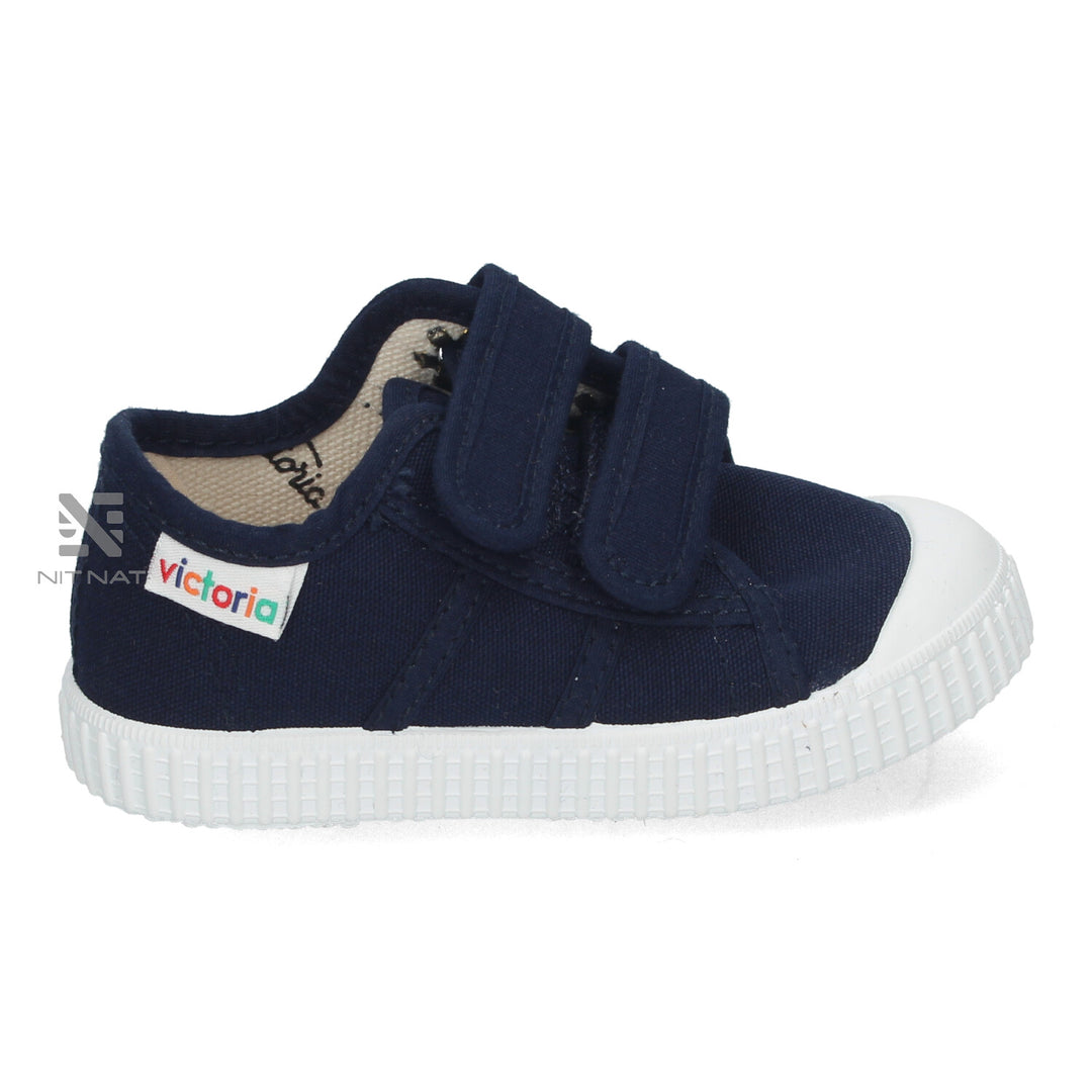 Zapatillas Tiras Lona Victoria Navy