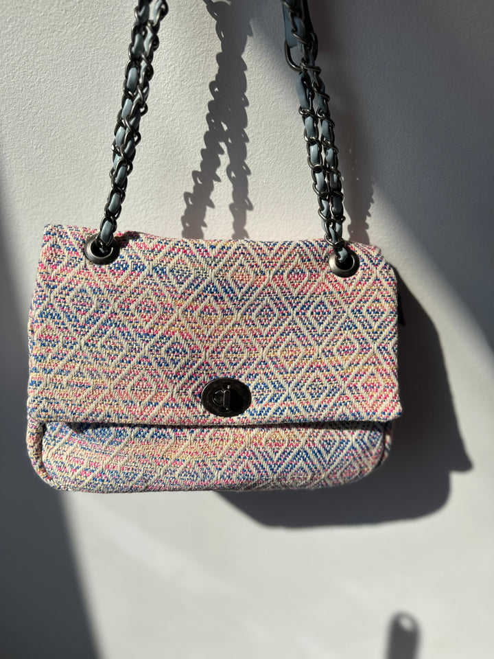 Bolso kika Rosa y Azul