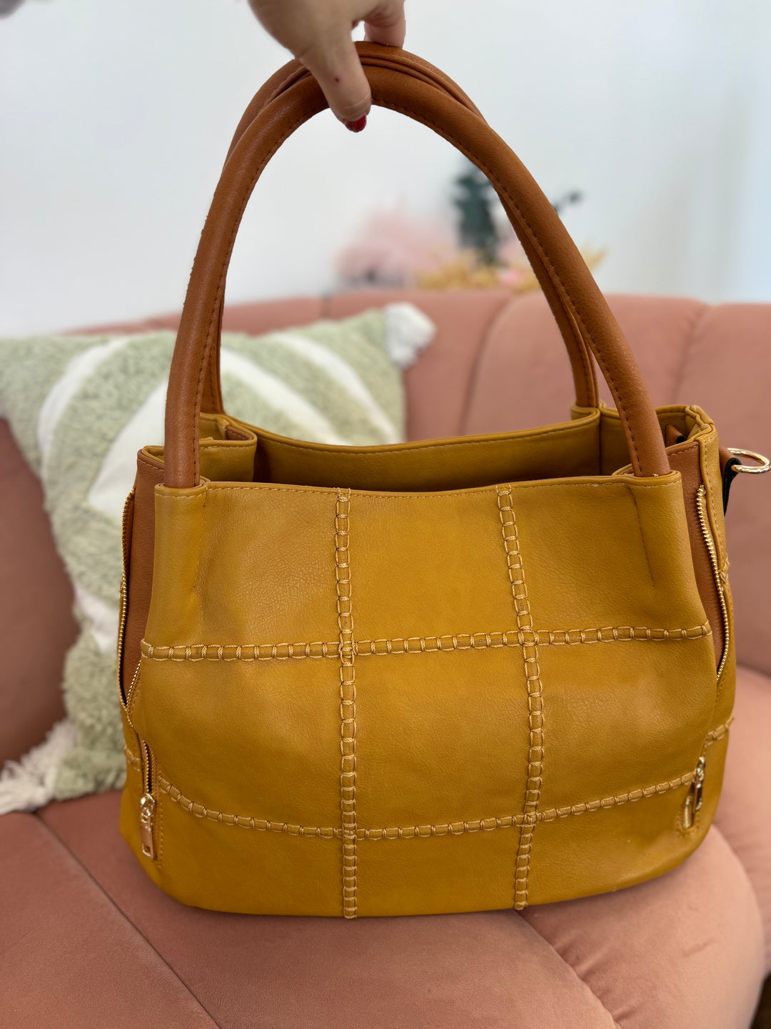 Bolso bandolera Tokio Mostaza