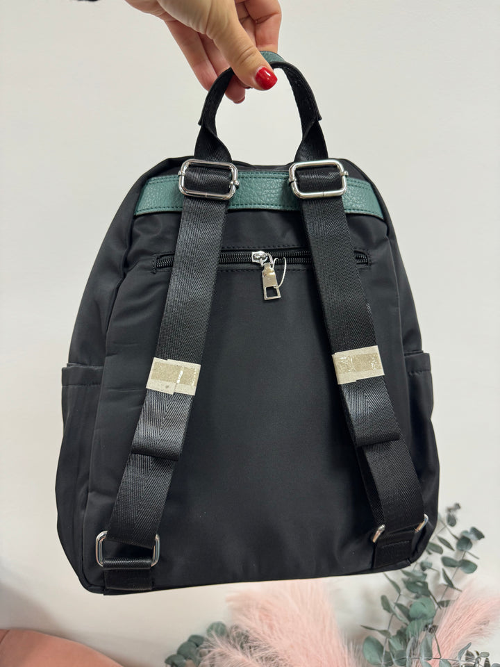 Mochila nylon Polly Negro