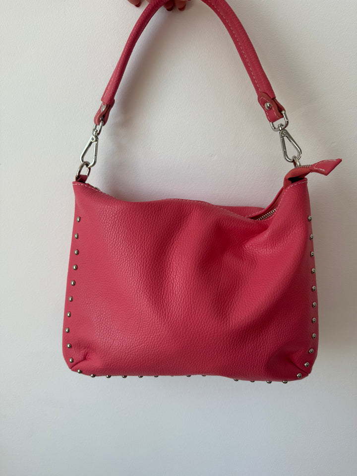 Bolso Piel Naty Verde Nude