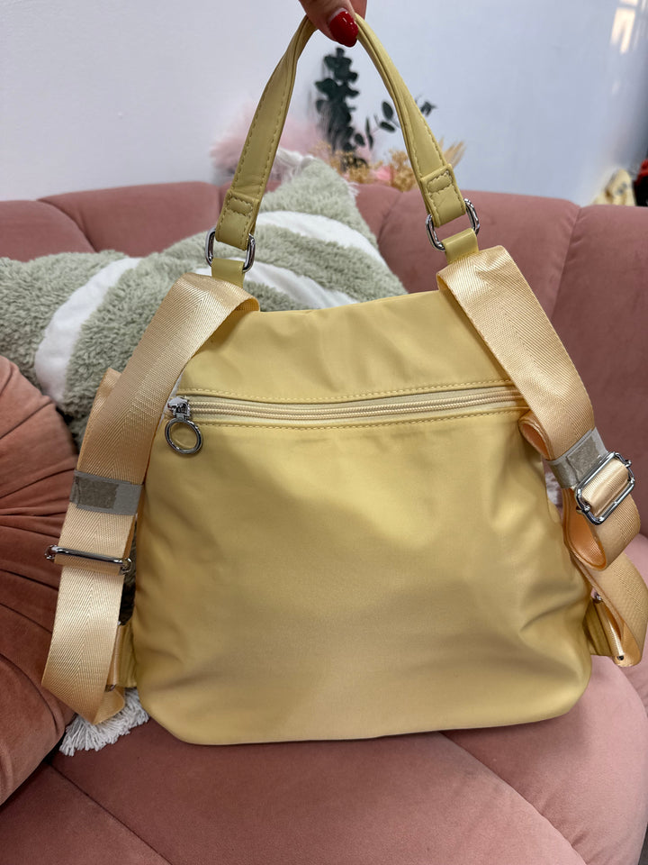 Mochila nylon flopy Amarillo