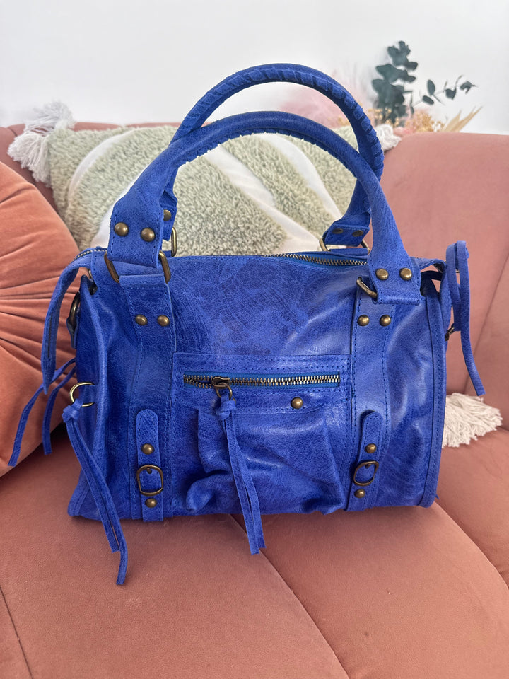 Bolso Pantera piel Azul Royal