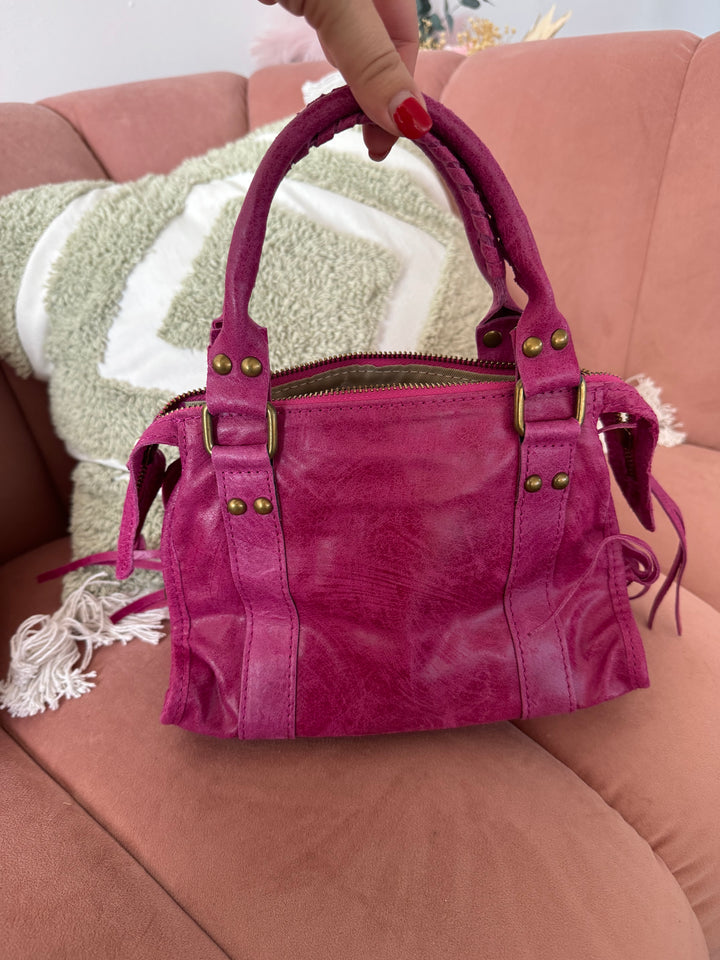 Bolso Mini Pantera piel Fucsia