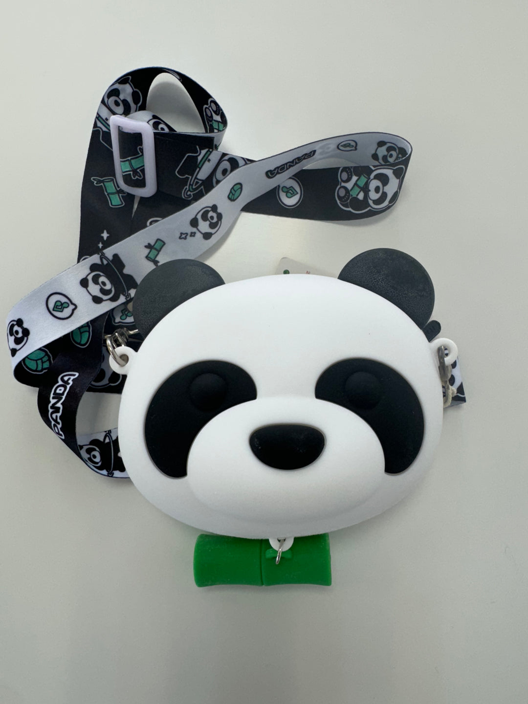 (Monedero bandolera cabeza panda