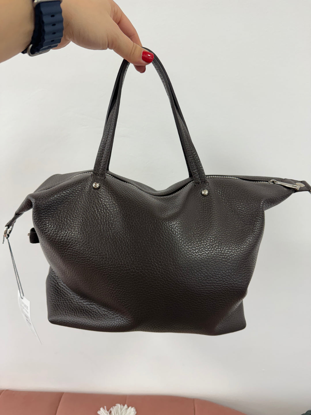 Bolso Piel Armoni Chocolate