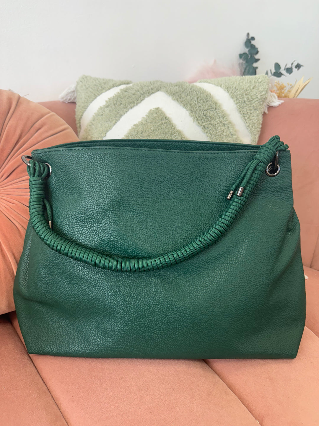 Bolso Bandolera India Verde