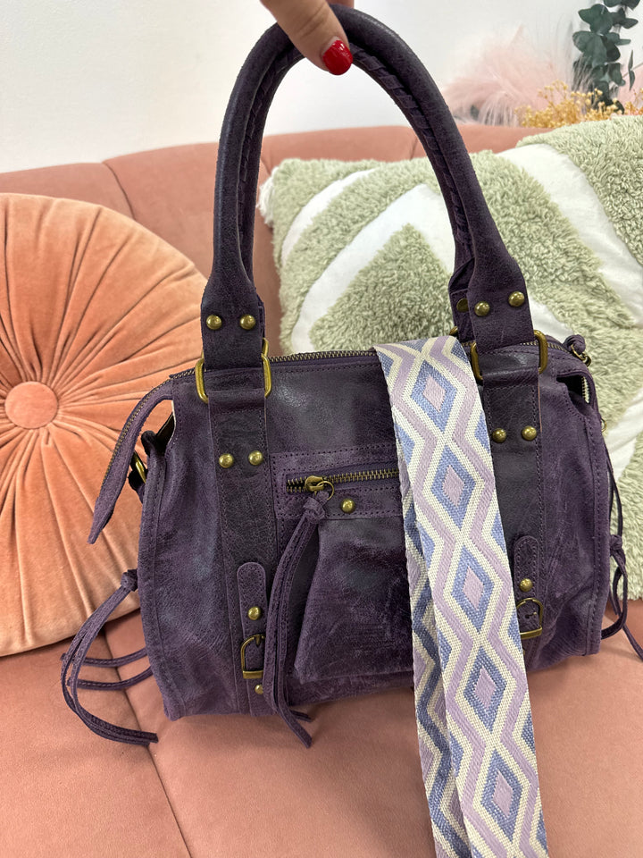 Bolso Pantera piel Morado