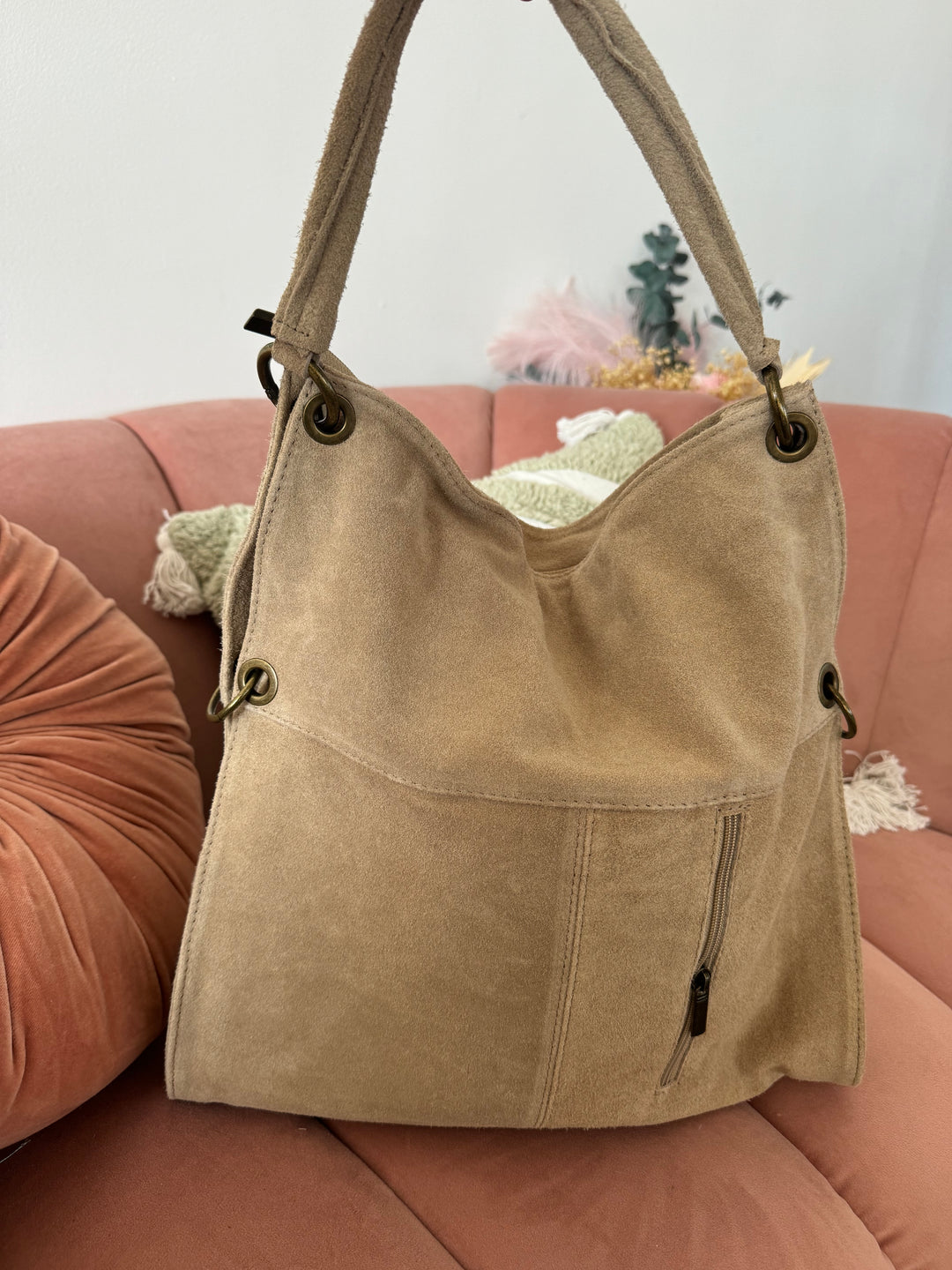 Bolso Bandolera Lewis XL Piel Arena