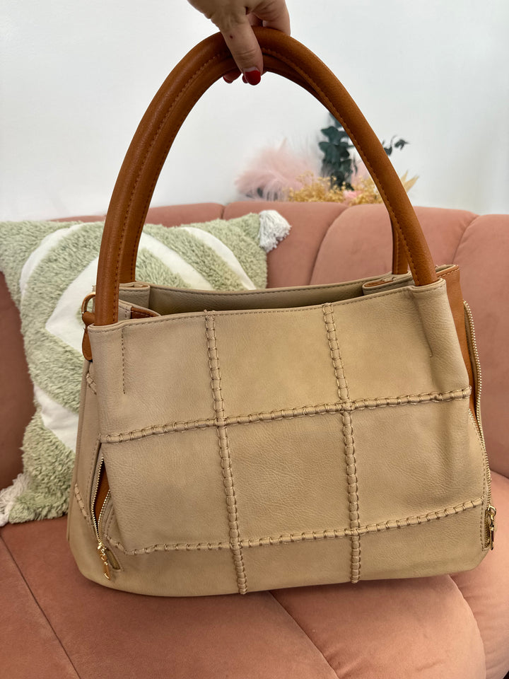 Bolso bandolera Tokio Beige