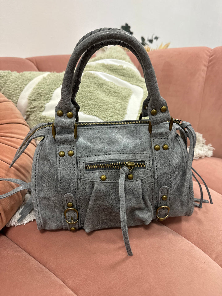 Bolso Mini Pantera piel Gris