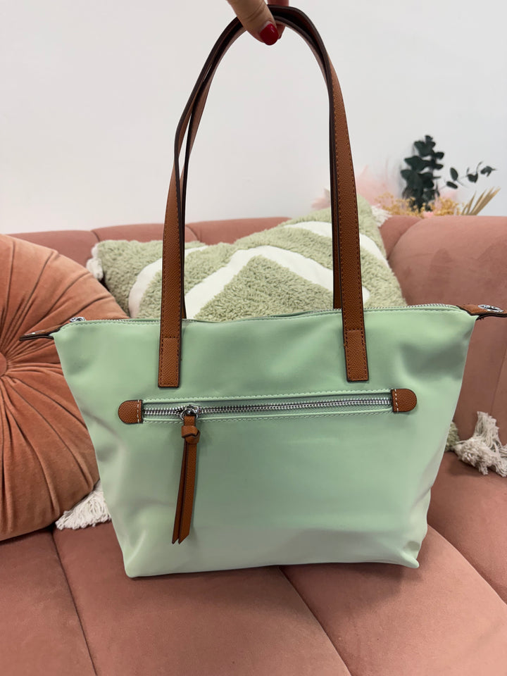 Bolso con asas Gala verde