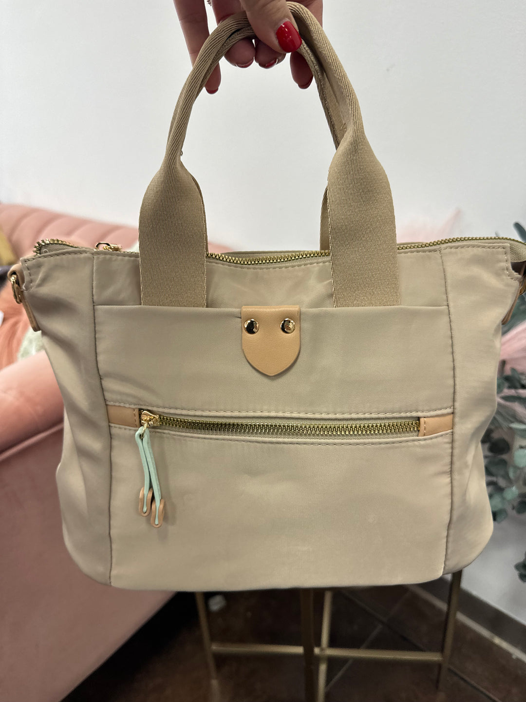 Bolso Bandolera Dalia Beige