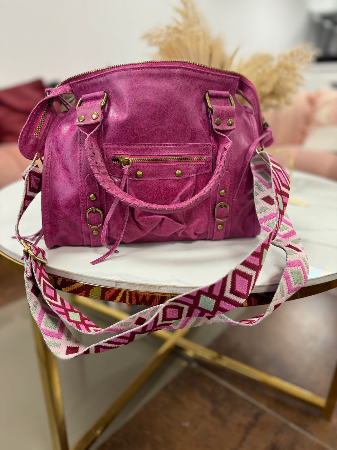 Bolso Pantera piel Rosa