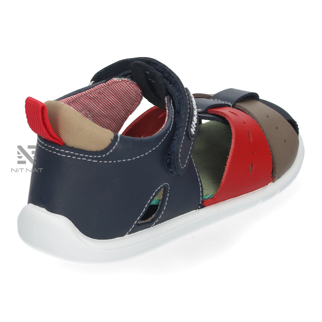 Sandalias Evo Titanitos Navy y Rojo