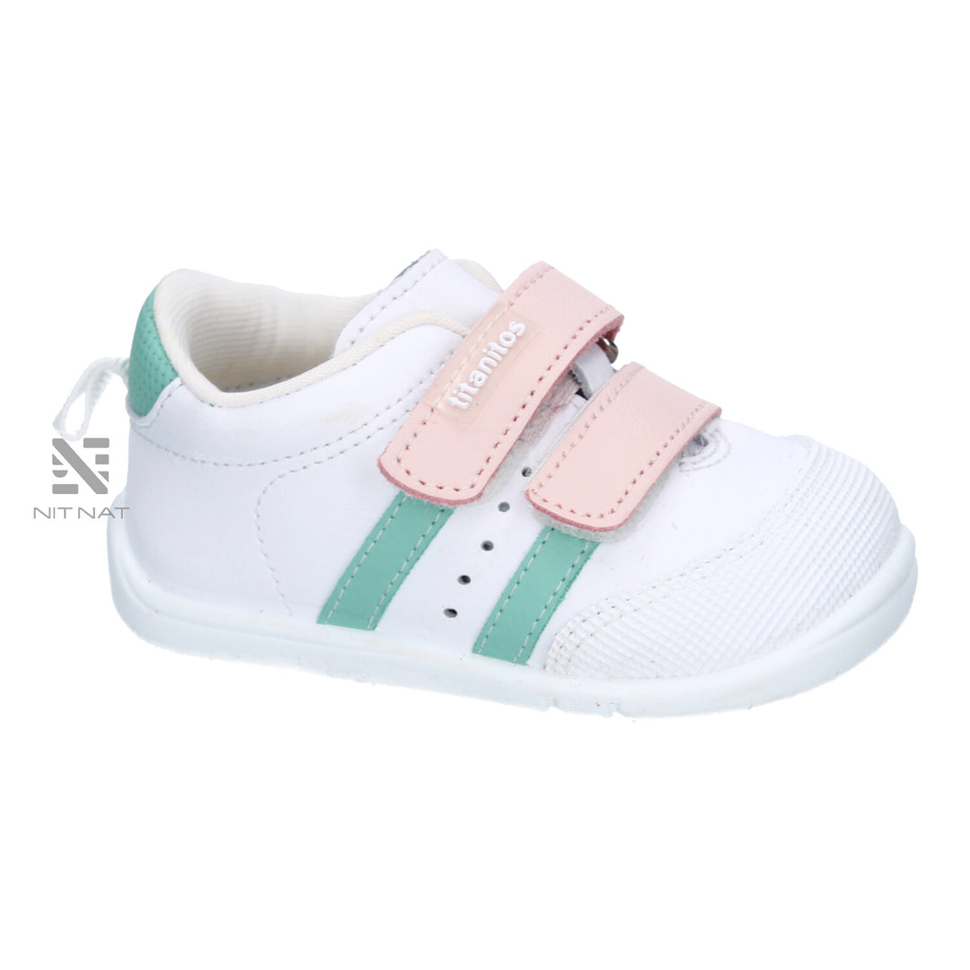 Deportivas Amancio Titanitos Rosa y Verde