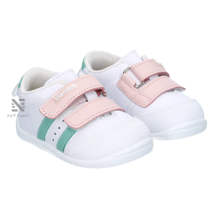 Deportivas Amancio Titanitos Rosa y Verde