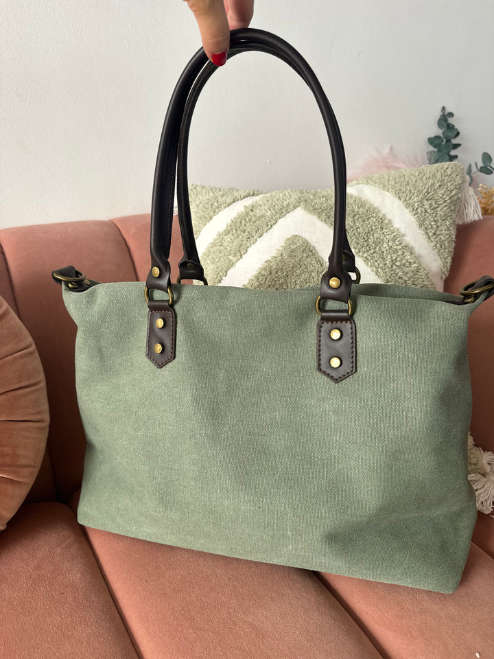 Bolso Bandolera Piel Cuqui Verde