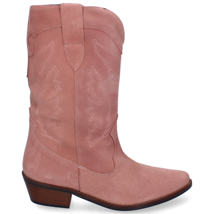 Botas Cowboy Sena Nit Nat Rosa