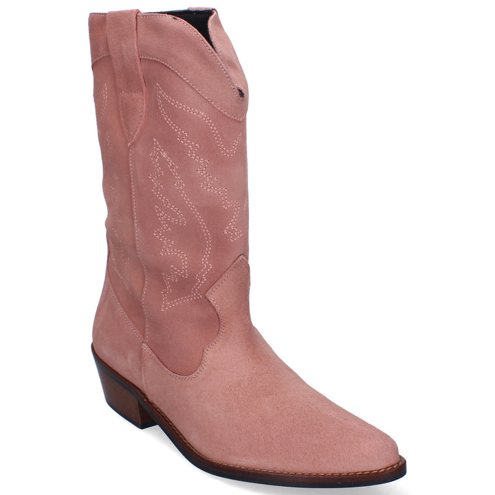 Botas Cowboy Sena Nit Nat Rosa