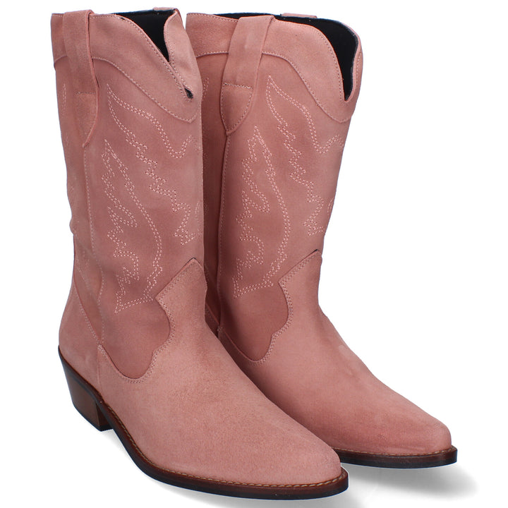 Botas Cowboy Sena Nit Nat Rosa