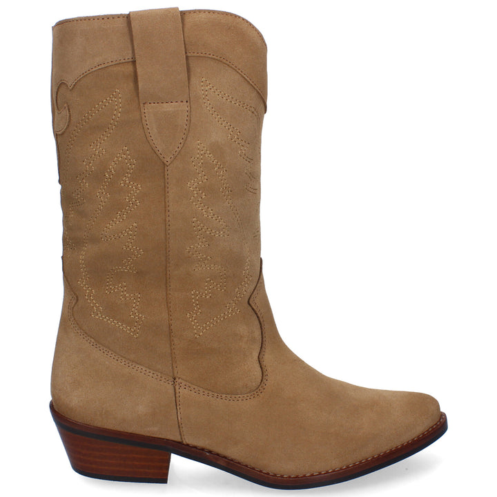 Botas Cowboy Sena Nit Nat Beige