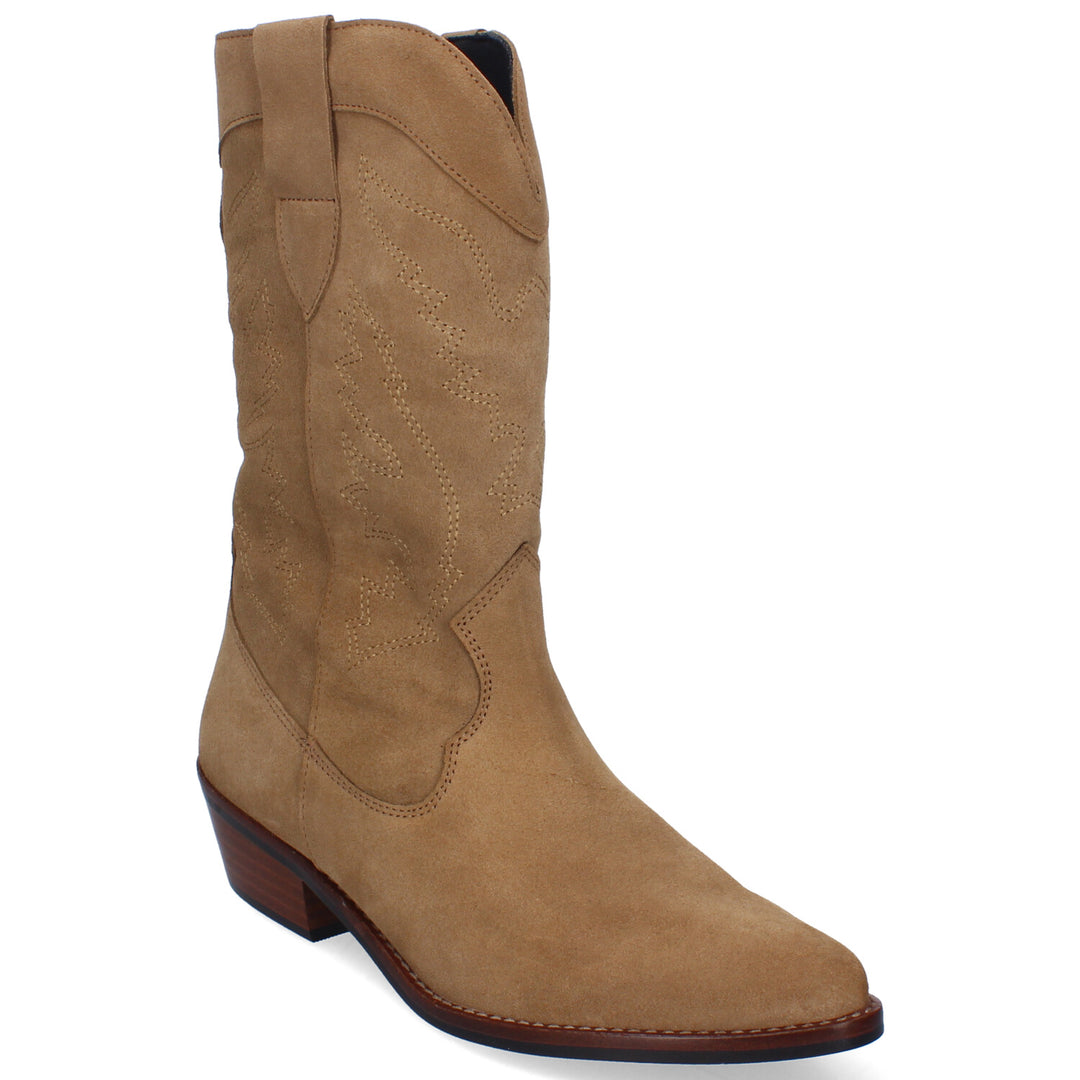 Botas Cowboy Sena Nit Nat Beige