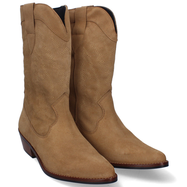 Botas Cowboy Sena Nit Nat Beige