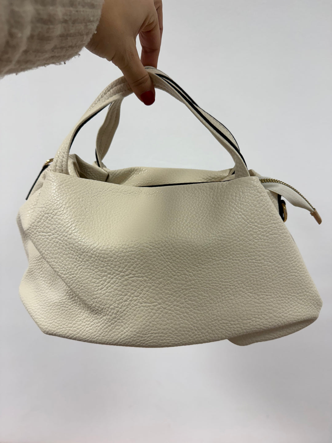 Bolso Saco Crema