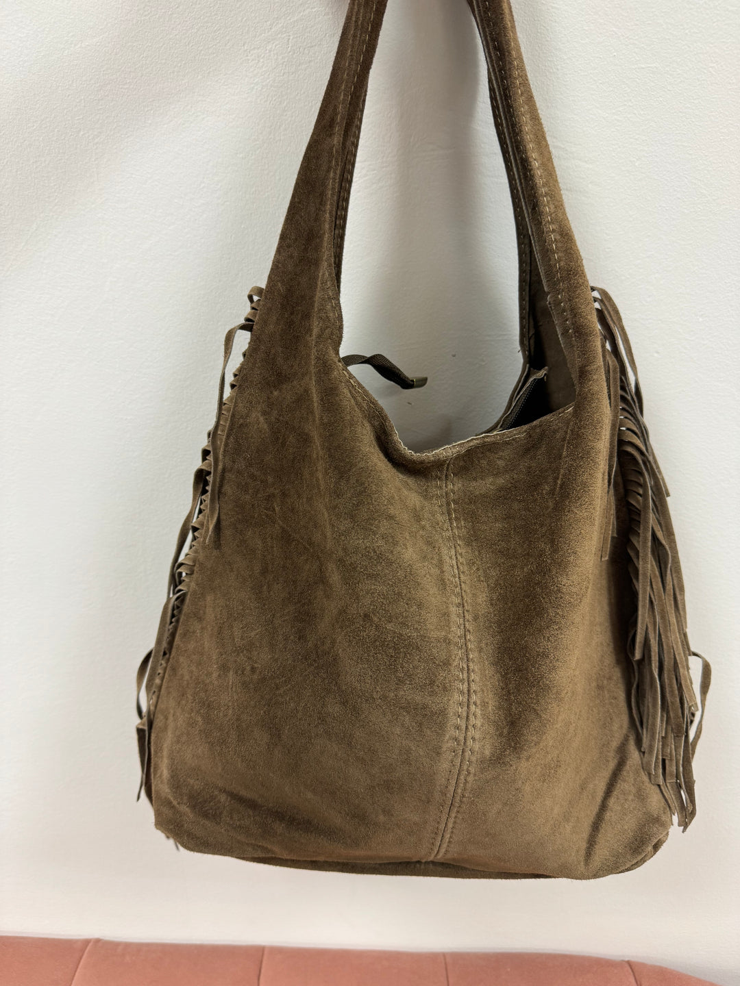 Bolso Saco indy piel Topo